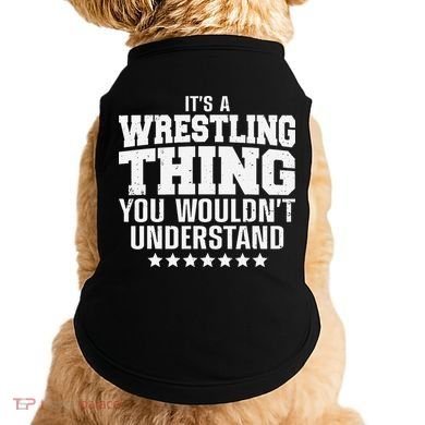 Funny Best Wrestling Design Wrestle Wrestler   Doggie Tank
