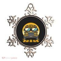 Funny Bus With Sunglasses School Bus Driver Back To School Funny Gift Ornament thumb 0