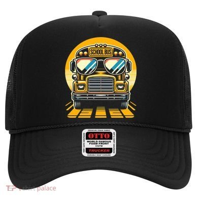 Funny Bus With Sunglasses School Bus Driver Back To School Funny Gift Hat