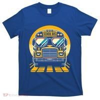 Funny Bus With Sunglasses School Bus Driver Back To School Funny Gift T-Shirt thumb 0