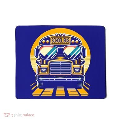 Funny Bus With Sunglasses School Bus Driver Back To School Funny Gift Mousepad