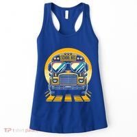 Funny Bus With Sunglasses School Bus Driver Back To School Funny Gift Women's Tank Top thumb 0
