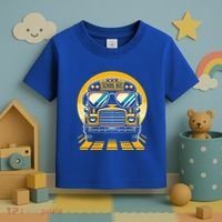 Funny Bus With Sunglasses School Bus Driver Back To School Funny Gift Toddler T-Shirt thumb 3