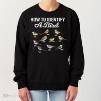 Funny Bird Watcher How To Identify A Bird Unique Birder Women's Sweatshirt thumb 0