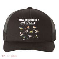 Funny Bird Watcher How To Identify A Bird Unique Birder Yupoong Adult 5-Panel Trucker Hat thumb 0