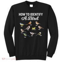 Funny Bird Watcher How To Identify A Bird Unique Birder Sweatshirt thumb 0
