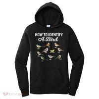 Funny Bird Watcher How To Identify A Bird Unique Birder Women's Hoodie thumb 0