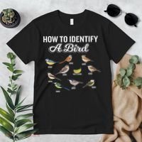 Funny Bird Watcher How To Identify A Bird Unique Birder Premium T-Shirt thumb 2