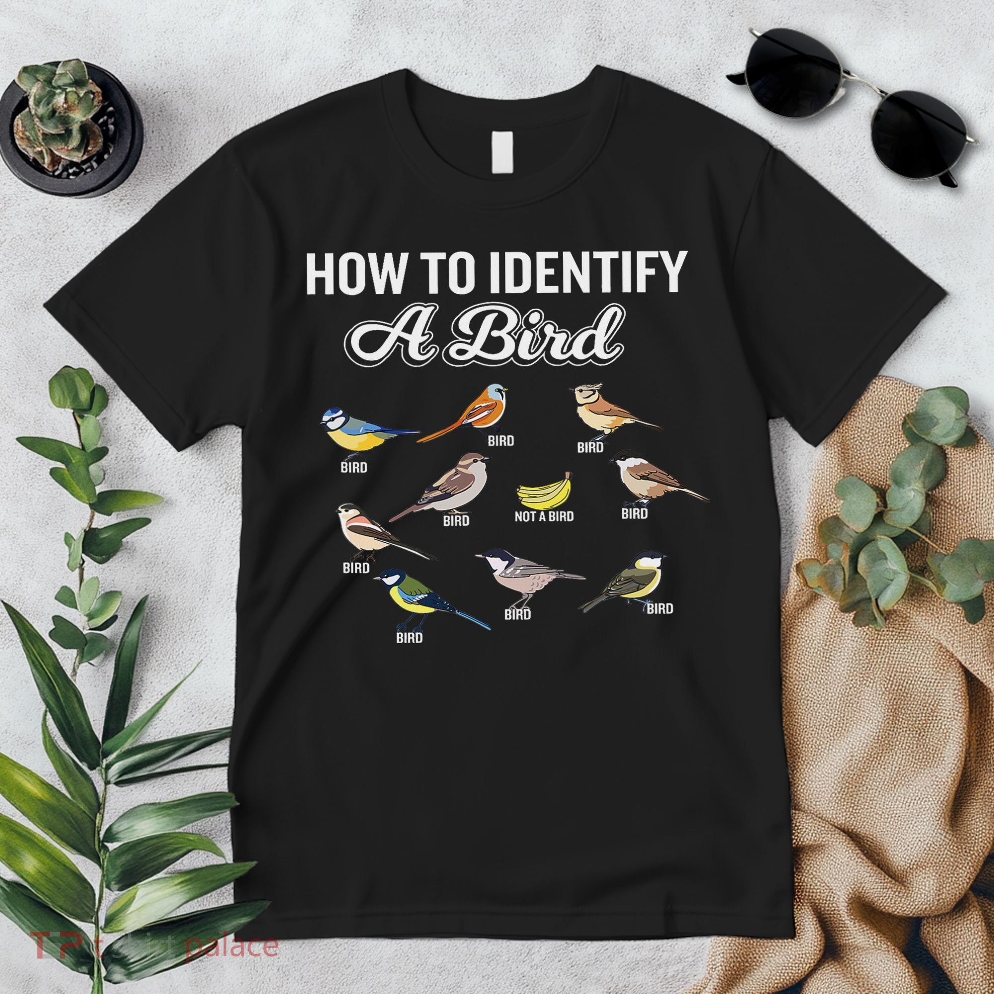 Funny Bird Watcher How To Identify A Bird Unique Birder Premium T-Shirt