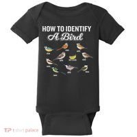 Funny Bird Watcher How To Identify A Bird Unique Birder Baby Bodysuit thumb 0