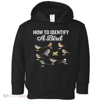 Funny Bird Watcher How To Identify A Bird Unique Birder Toddler Hoodie thumb 0