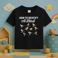 Funny Bird Watcher How To Identify A Bird Unique Birder Toddler T-Shirt thumb 3