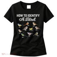 Funny Bird Watcher How To Identify A Bird Unique Birder Women's T-Shirt thumb 0