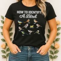 Funny Bird Watcher How To Identify A Bird Unique Birder Women's T-Shirt thumb 2