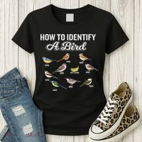Funny Bird Watcher How To Identify A Bird Unique Birder Women's T-Shirt thumb 3