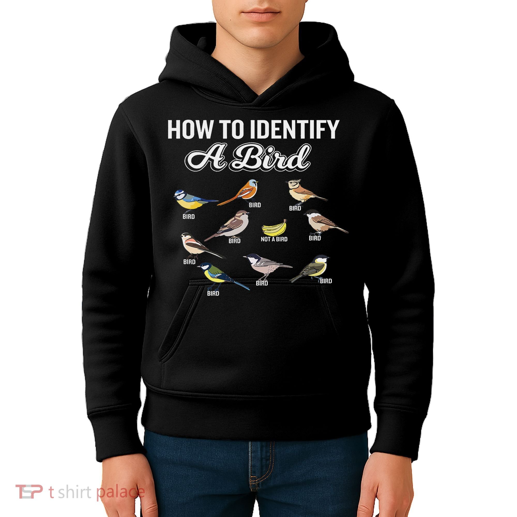 Funny Bird Watcher How To Identify A Bird Unique Birder Kids Hoodie