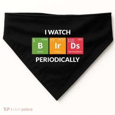 Funny Bird Watching Birding Bird Nerd USA-Made Doggie Bandana