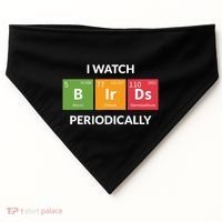 Funny Bird Watching Birding Bird Nerd USA-Made Doggie Bandana thumb 0