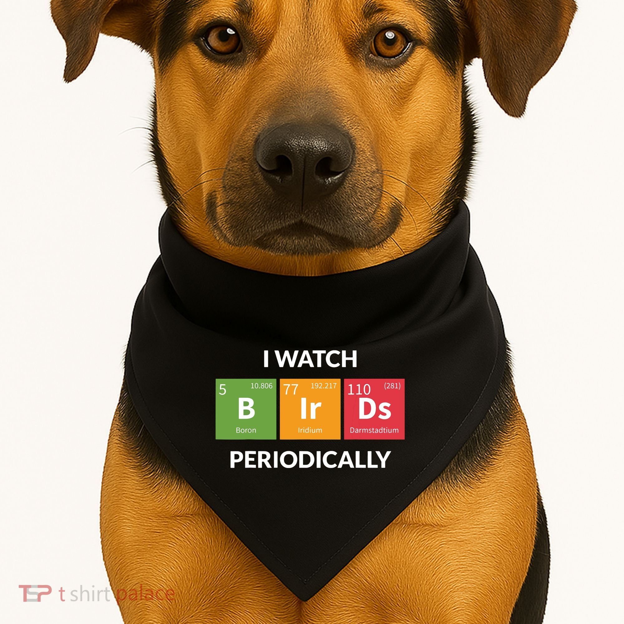 Funny Bird Watching Birding Bird Nerd USA-Made Doggie Bandana