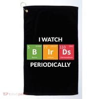 Funny Bird Watching Birding Bird Nerd Golf Towel thumb 0