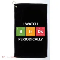 Funny Bird Watching Birding Bird Nerd Golf Towel thumb 0