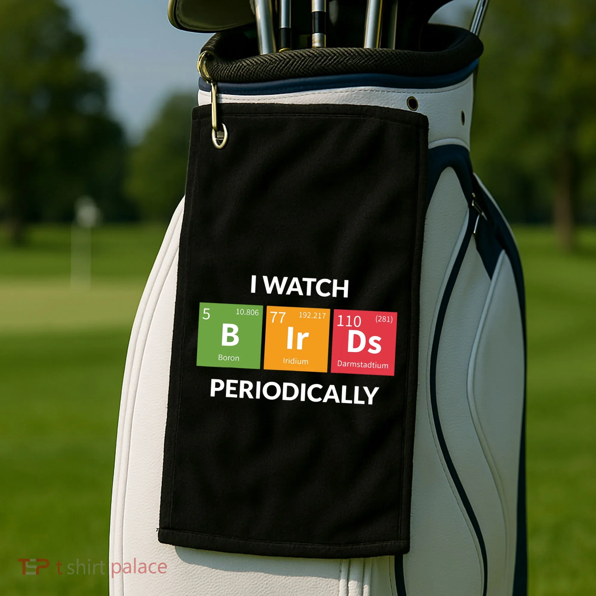 Funny Bird Watching Birding Bird Nerd Golf Towel