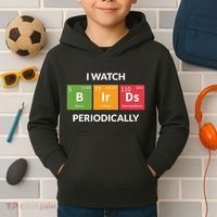 Funny Bird Watching Birding Bird Nerd Kids Hoodie thumb 2