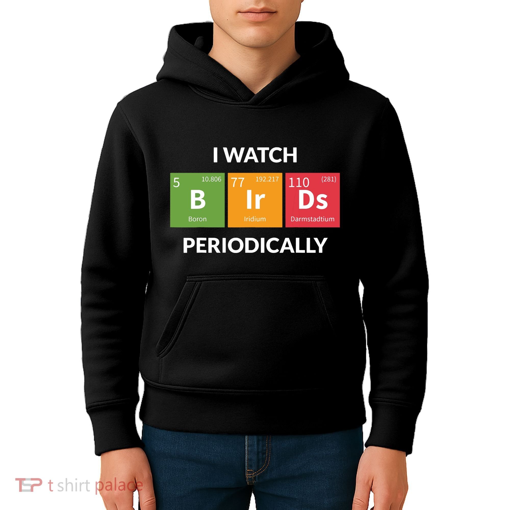 Funny Bird Watching Birding Bird Nerd Kids Hoodie