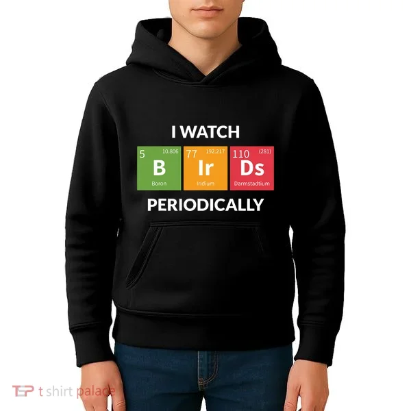 Funny Bird Watching Birding Bird Nerd Kids Hoodie