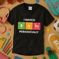 Funny Bird Watching Birding Bird Nerd Kids T-Shirt thumb 3