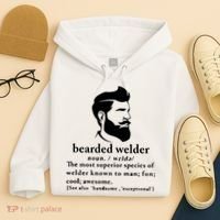 Funny Beard Welder Definition Meaning Hoodie thumb 4