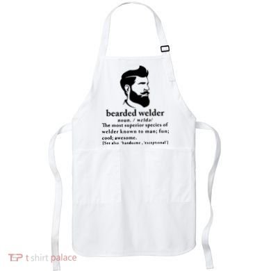 Funny Beard Welder Definition Meaning Apron