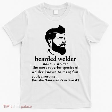 Funny Beard Welder Definition Meaning T-Shirt