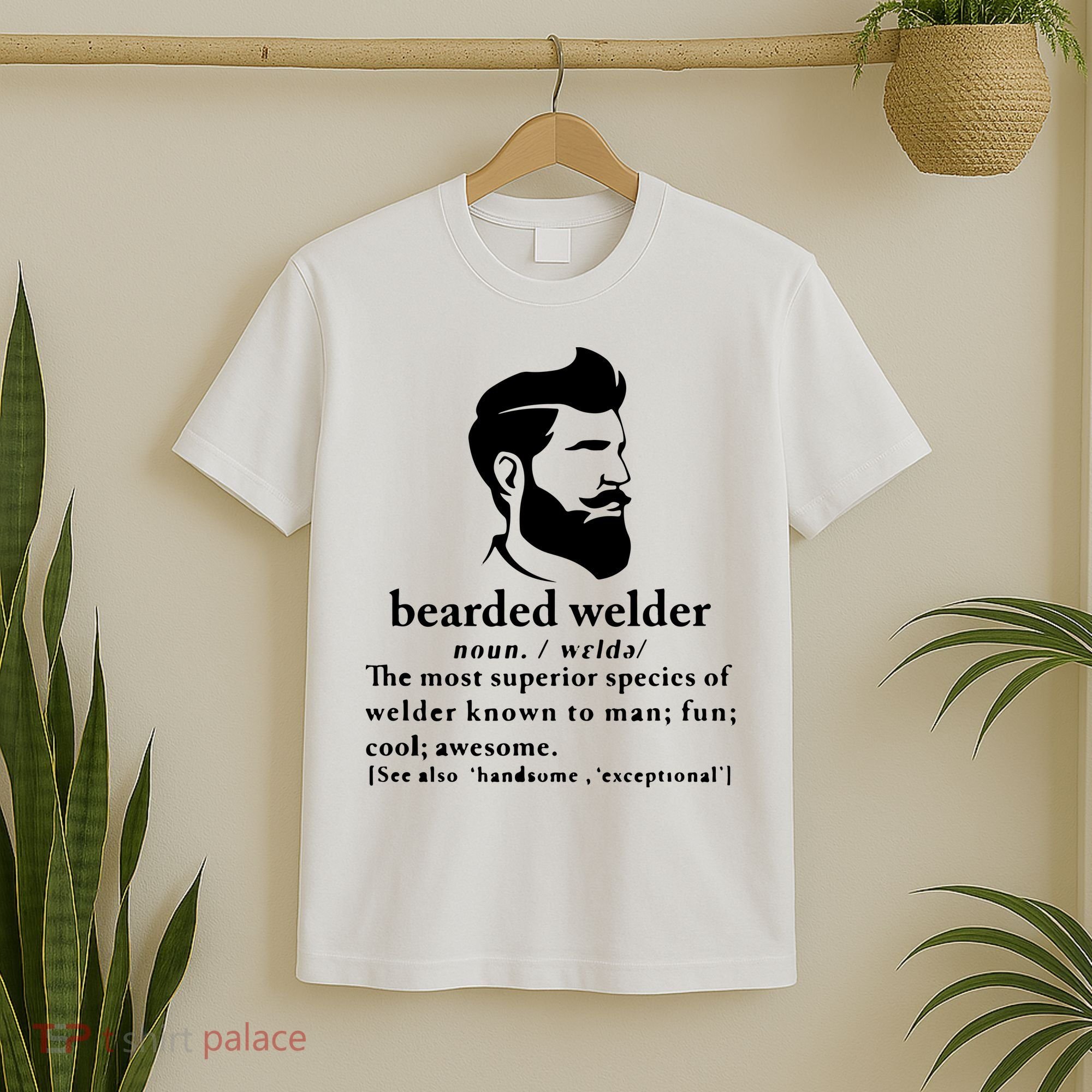Funny Beard Welder Definition Meaning T-Shirt