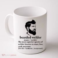 Funny Beard Welder Definition Meaning Coffee Mug thumb 0