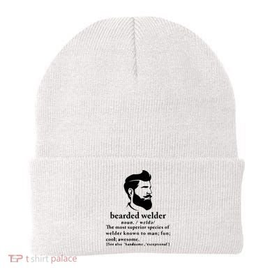 Funny Beard Welder Definition Meaning Beanie