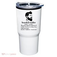 Funny Beard Welder Definition Meaning Tumbler thumb 0