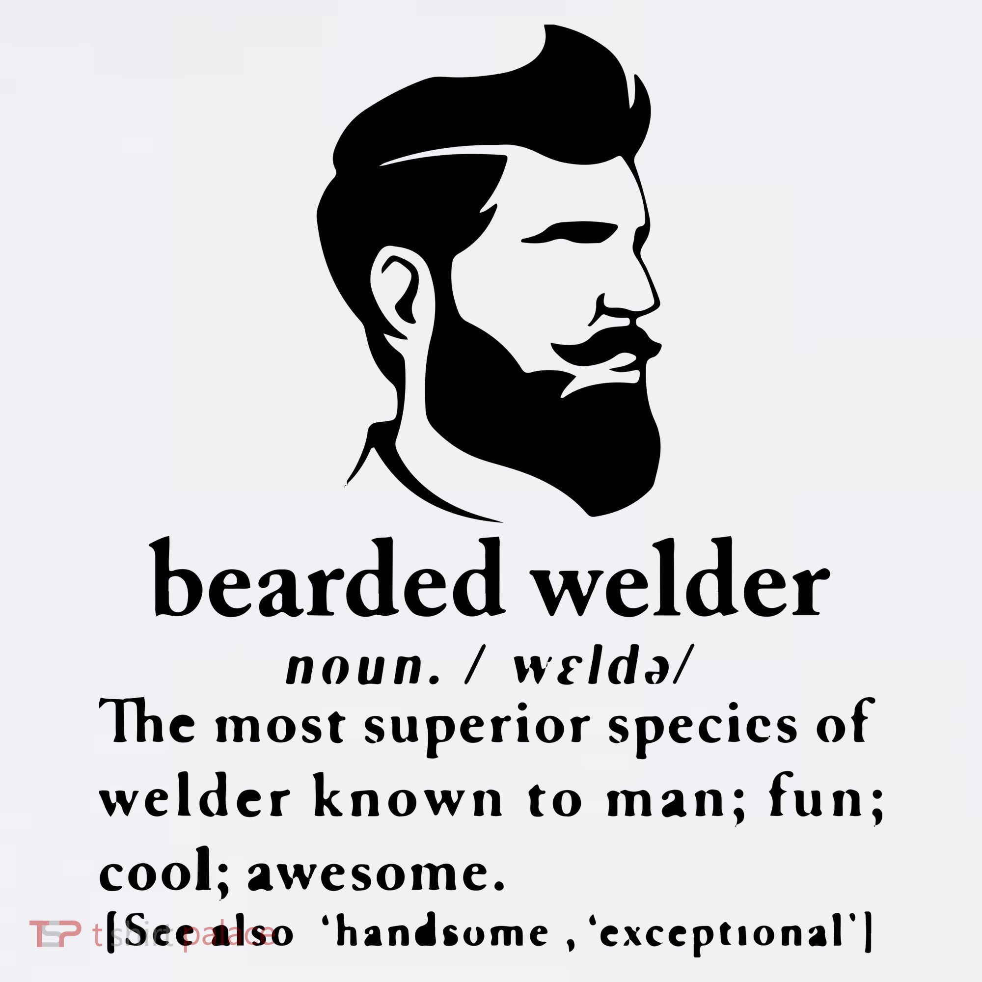 Funny Beard Welder Definition Meaning Ornament