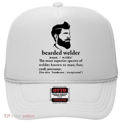 Funny Beard Welder Definition Meaning Hat