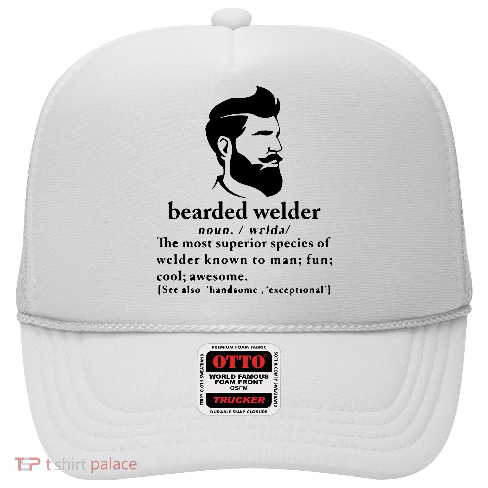 Funny Beard Welder Definition Meaning Hat