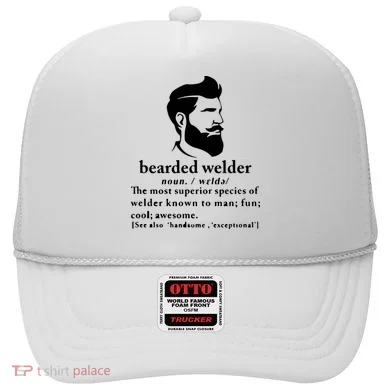 Funny Beard Welder Definition Meaning Hat