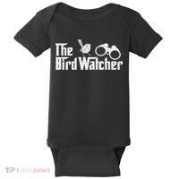 Funny Bird Watcher Gift Birdwatching For Birders Baby Bodysuit thumb 0