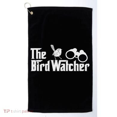 Funny Bird Watcher Gift Birdwatching For Birders Golf Towel