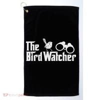 Funny Bird Watcher Gift Birdwatching For Birders Golf Towel thumb 0