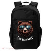 Fat Bear Week Retro Bear Sunglasses Nature Lovers Backpack thumb 0