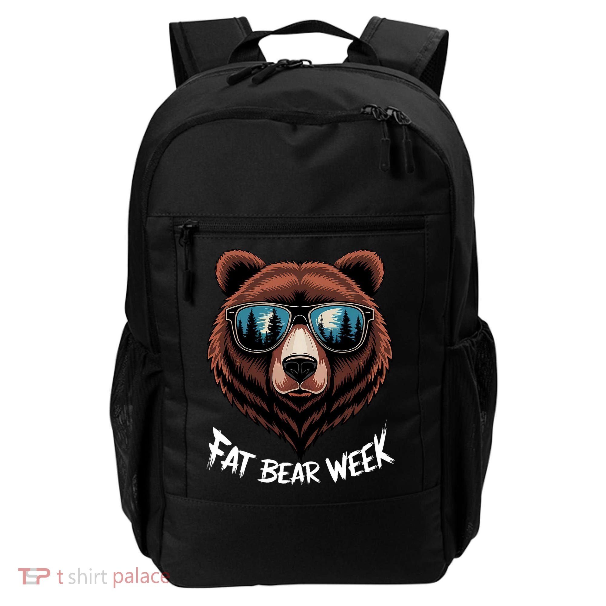 Fat Bear Week Retro Bear Sunglasses Nature Lovers Backpack