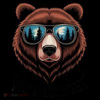 Fat Bear Week Retro Bear Sunglasses Nature Lovers Coffee Mug thumb 5