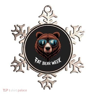 Fat Bear Week Retro Bear Sunglasses Nature Lovers Ornament