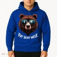 Fat Bear Week Retro Bear Sunglasses Nature Lovers Hoodie thumb 2
