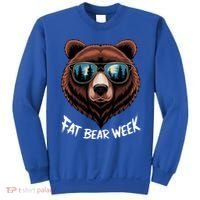 Fat Bear Week Retro Bear Sunglasses Nature Lovers Sweatshirt thumb 0